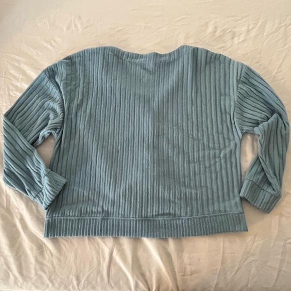 SO Cropped Cardigan Button Front - Juniors Plus XXL - Blue (NWOT) - Picture 6 of 8